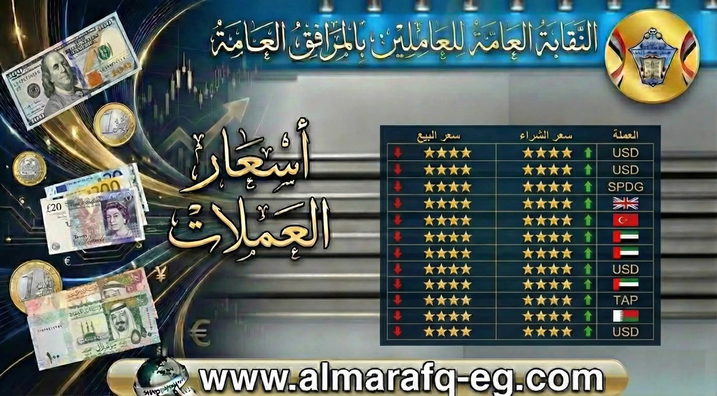 أسعار العملات اليوم الأحد الموافق 21 ديسمبر 2025